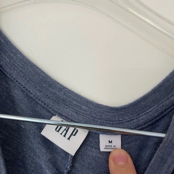 GAP Gray Pleated Halter Maxi Dress - Picture 2 of 3